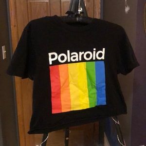 Crop top Polaroid tshirt